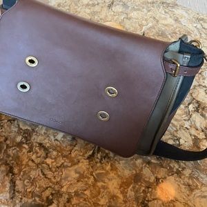 Coach Leather Messenger Bag